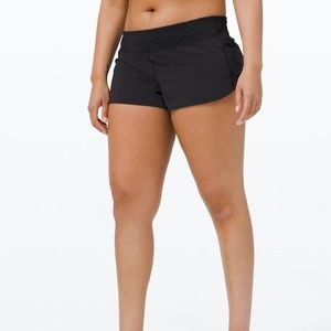 Women's Lululemon Speed Up Short, Black 2.5"